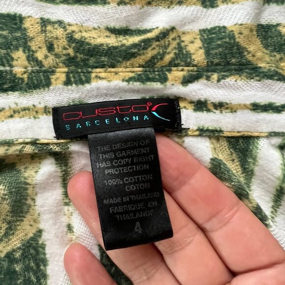 Custo Barcelona asymmetrical button down collared shirt - Picture 7 of 8